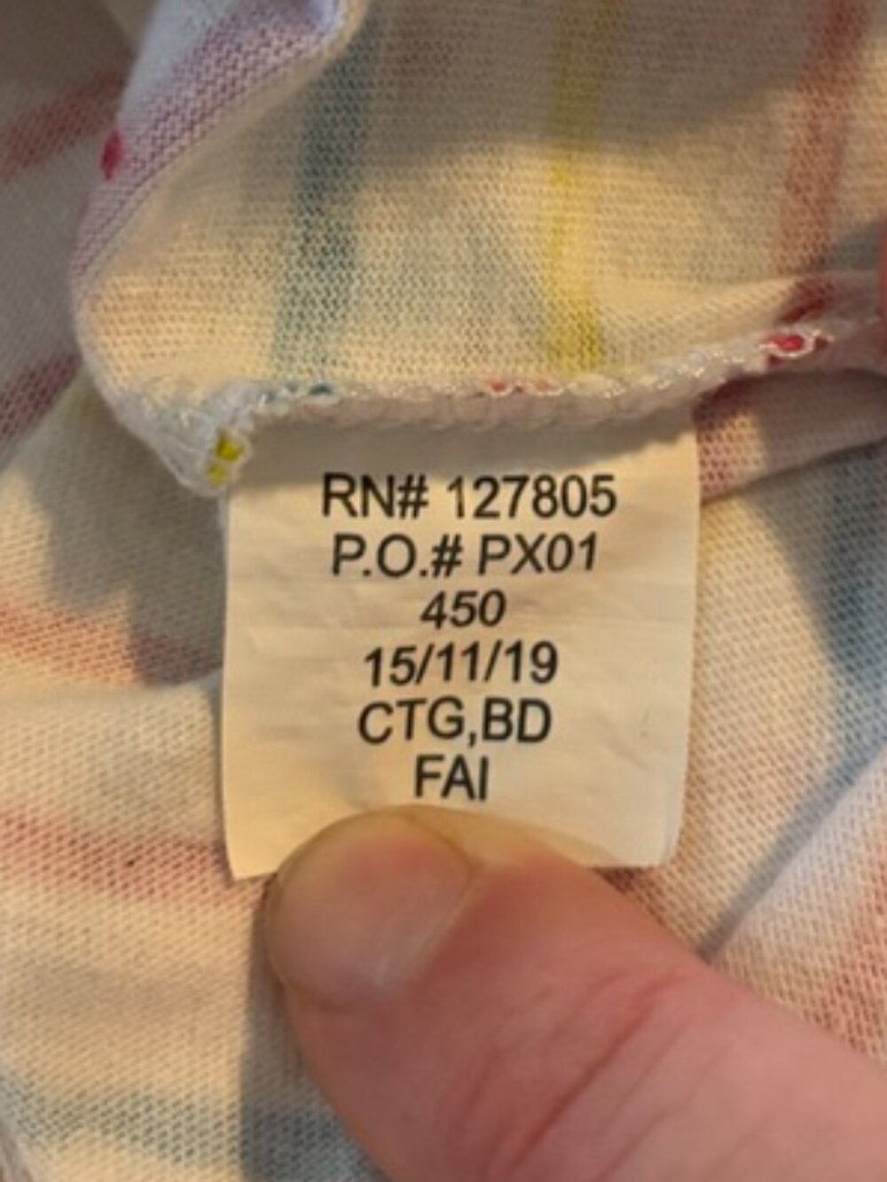 U.S. Polo Assn. Girls Rainbow Striped Cotton Dress Size Large (10) - Picture 6 of 6